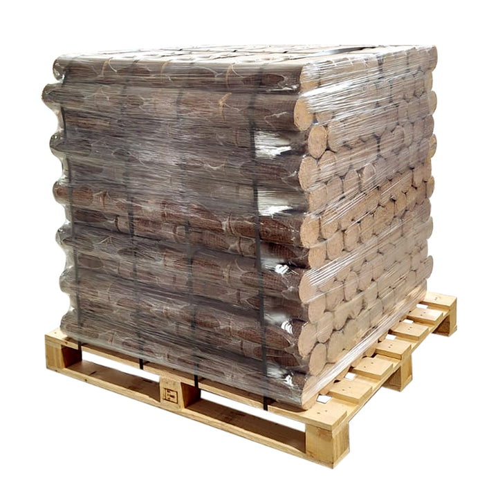 Buchen Holzbriketts rund ohne Loch 960 kg