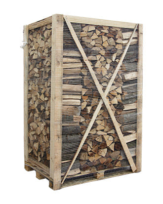 Palette kammergetrocknetes gespalten Hainbuche Brennholz-33cm